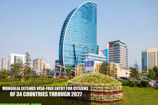 Mongolia Extends Visa-Free Entry for Citizens of 34 Countries Through 2027