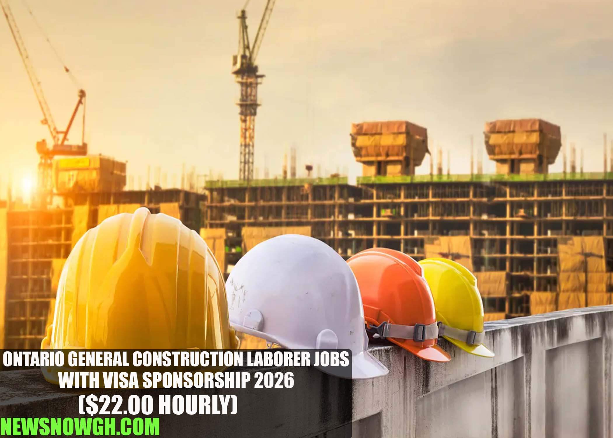 Ontario General Construction Laborer Jobs