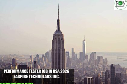 Performance Tester Job in USA 2026 | eAspire Technolabs Inc.