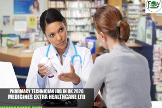 Pharmacy Technician Job in UK 2026 | Medicines Extra Healthcare Ltd