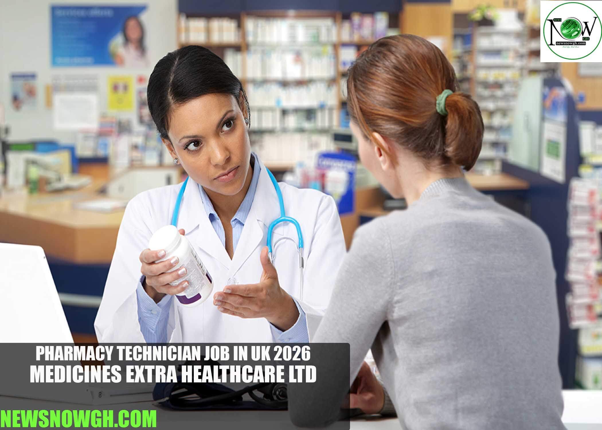 Pharmacy Technician Job in UK 2026 | Medicines Extra Healthcare Ltd