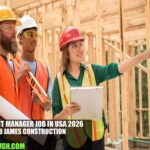 Project Manager Job in USA 2026 | SB James Construction