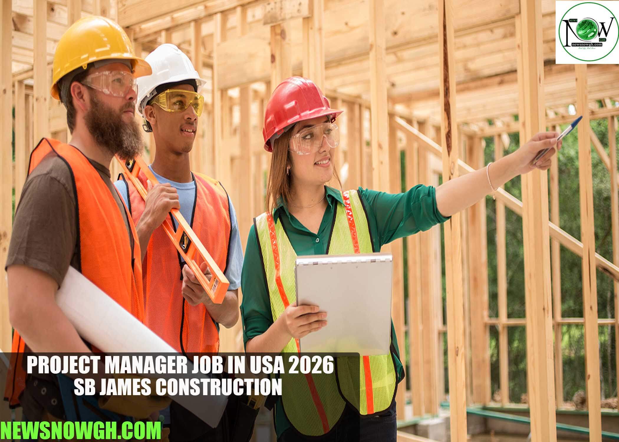 Project Manager Job in USA 2026 | SB James Construction