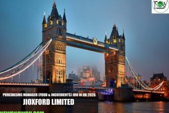 Purchasing Manager (Food & Ingredients) Job in UK 2026 | Jioxford Limited
