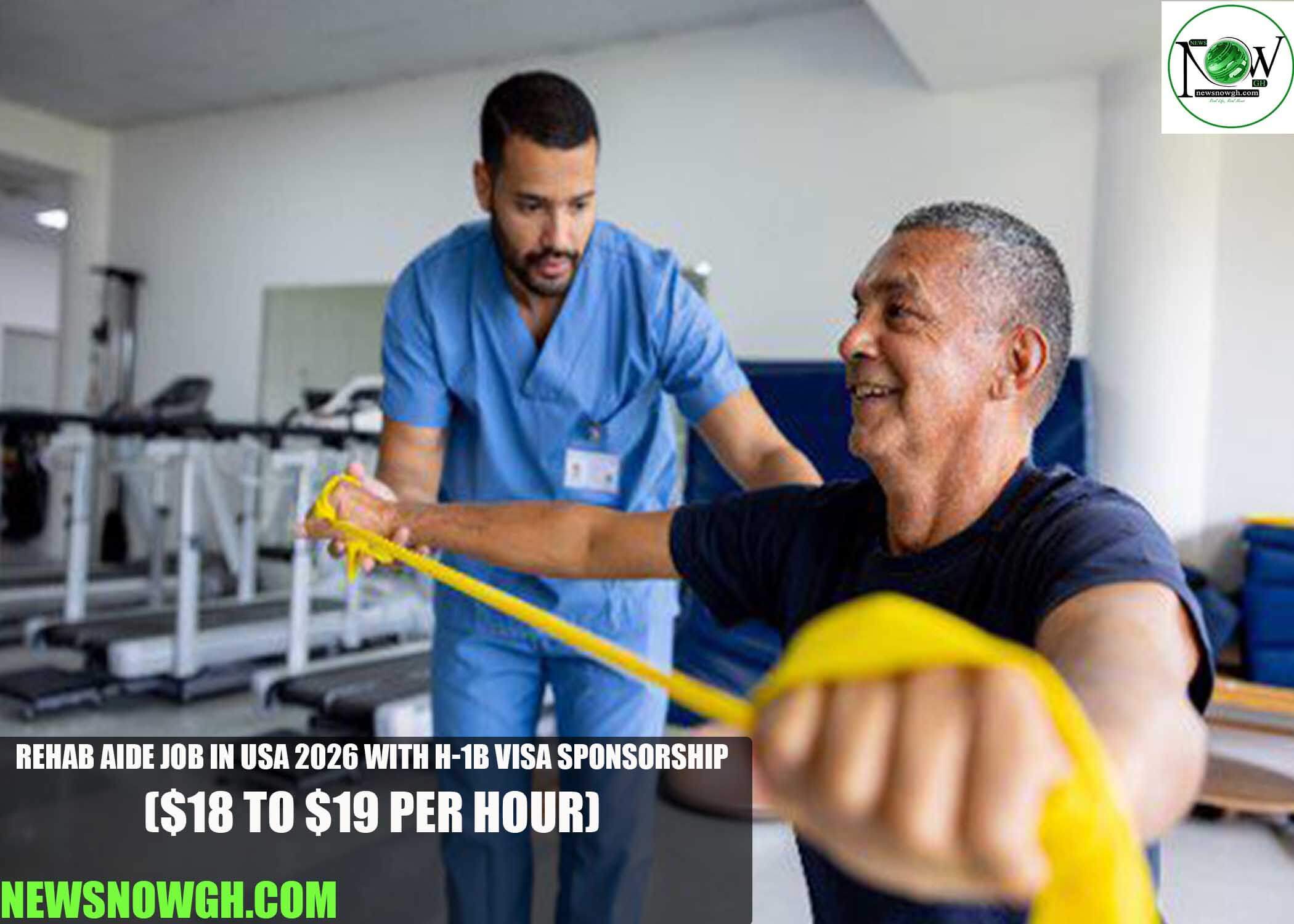 Rehab Aide Job in USA 2026 with H-1B Visa Sponsorship