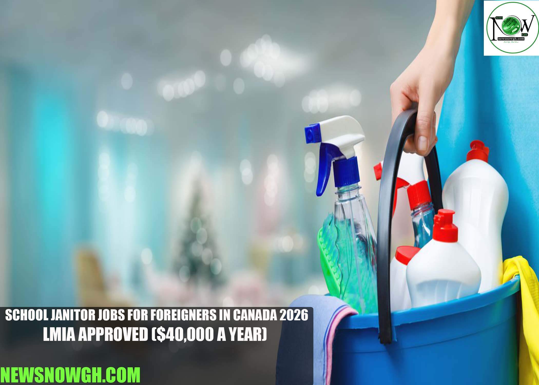 School Janitor Jobs for Foreigners in Canada 2026