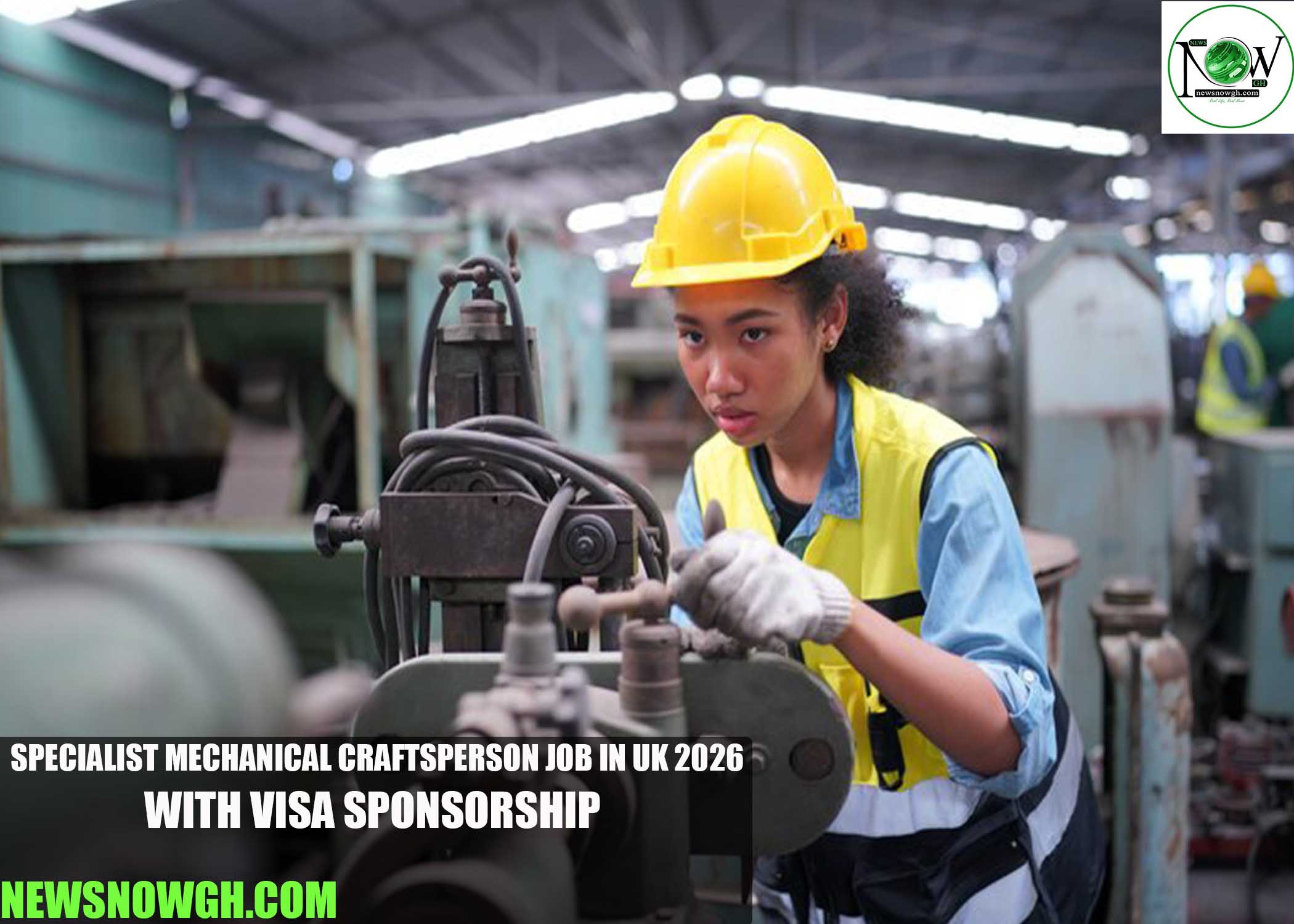 Mechanical Craftsperson Specialist Job in UK 2026 with Visa Sponsorship