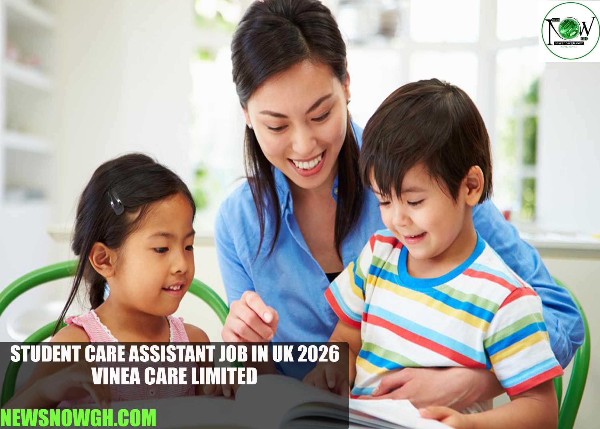 Student Care Assistant Job in UK 2026 | Vinea Care Limited