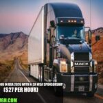 Truck Driver Job in USA 2026 with H-2A Visa Sponsorship