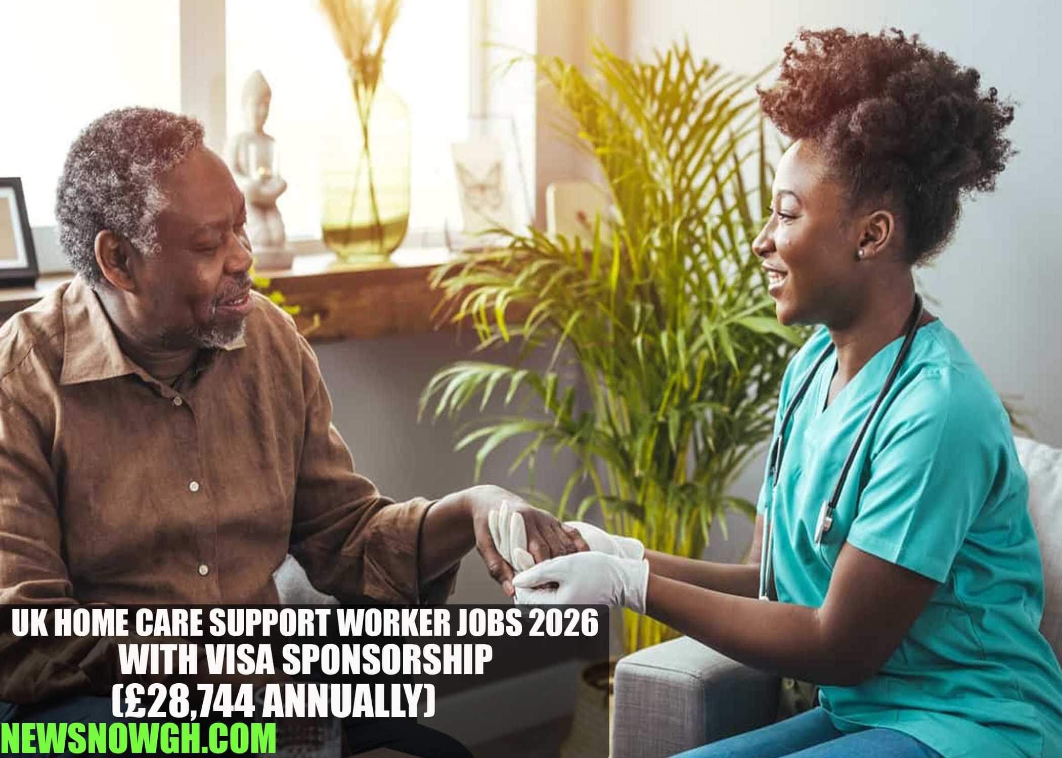 UK Home Care Support Worker Jobs 2026