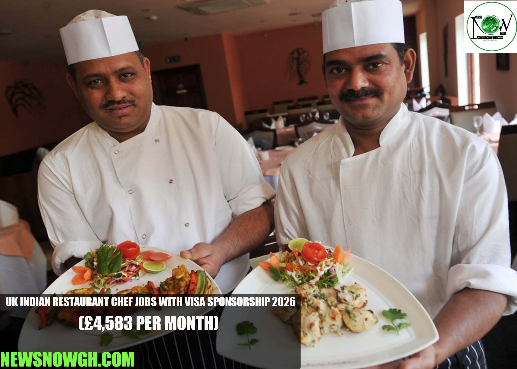 UK Indian Restaurant Chef Jobs with Visa Sponsorship
