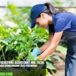 USA Horticulture Assistant Job 2026