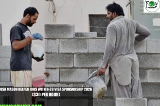 USA Mason Helper Jobs with H-2B Visa Sponsorship