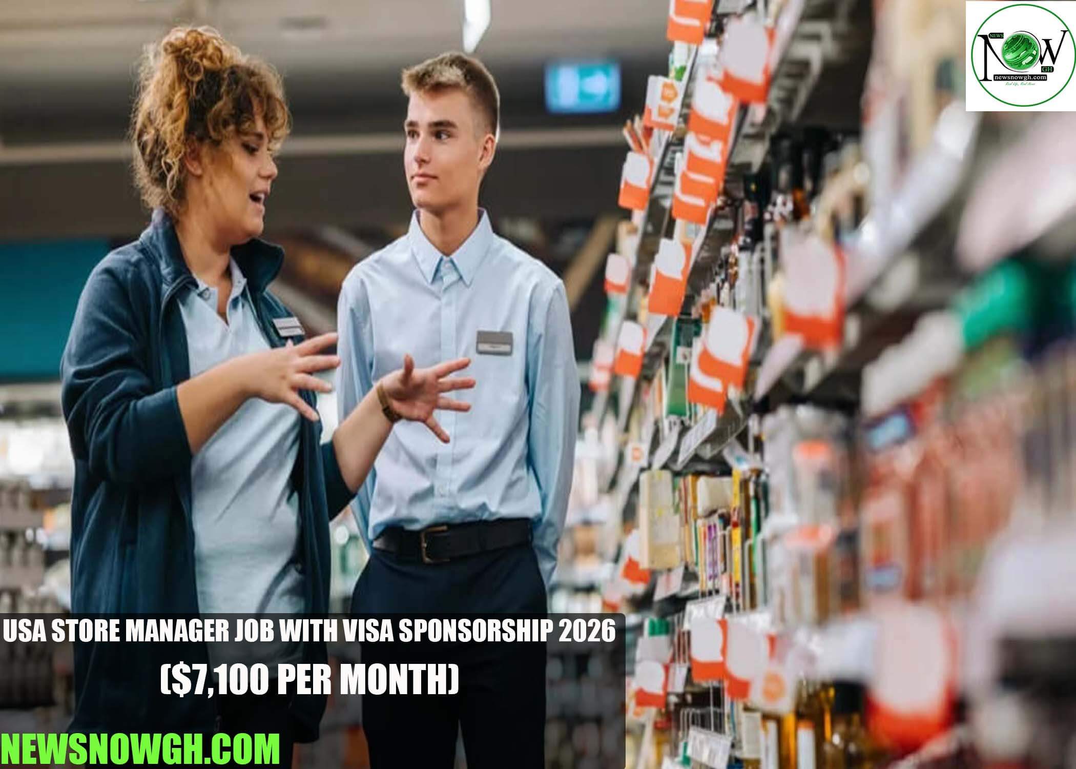 USA Store Manager Job with Visa Sponsorship 2026