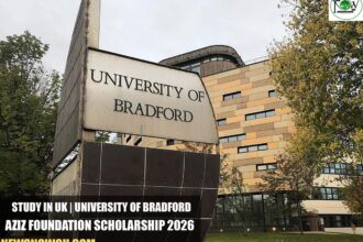 University of Bradford Aziz Foundation Scholarship