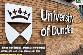 University of Dundee Vice Chancellor's Africa Scholarship
