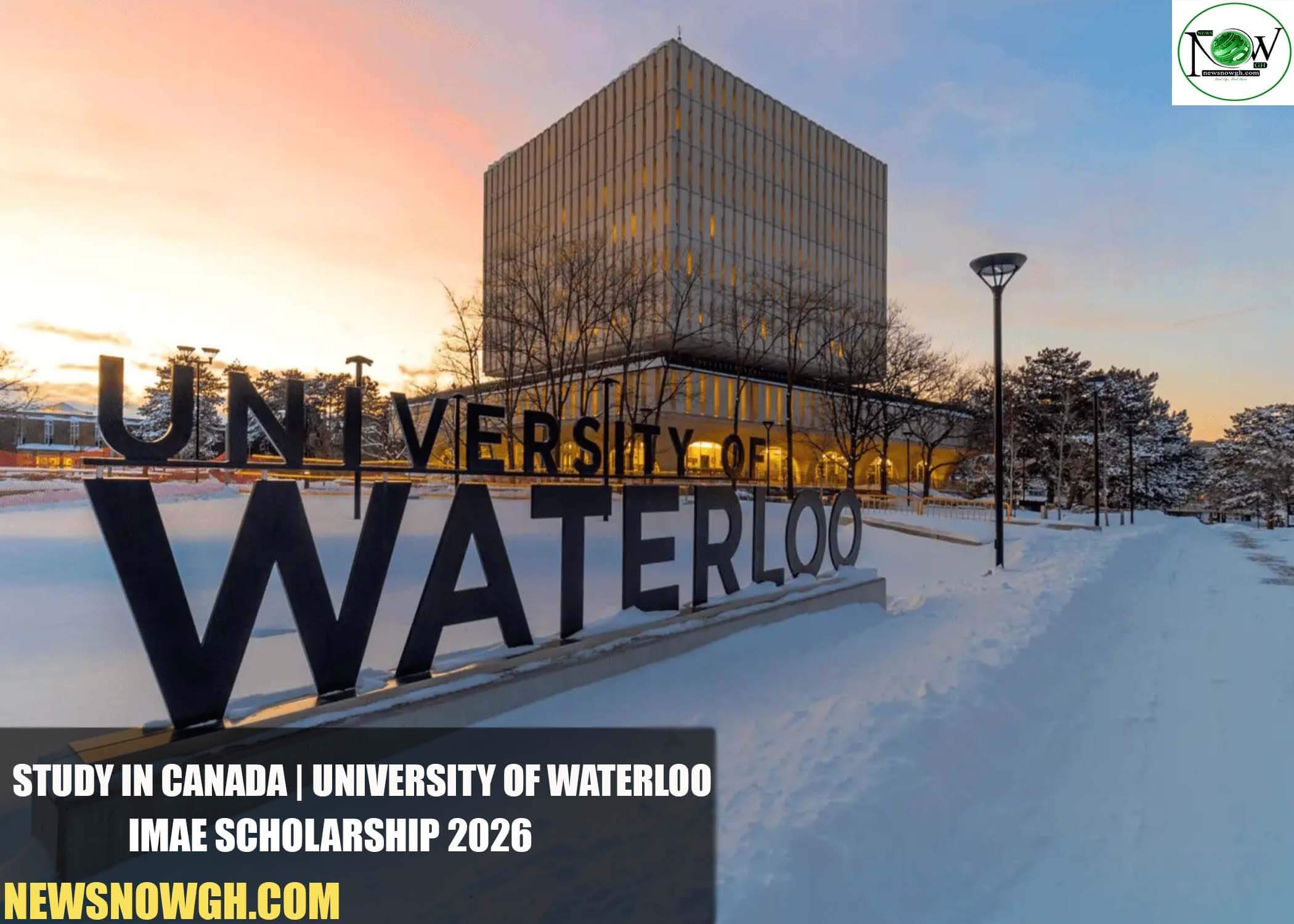 University of Waterloo's IMAE Scholarship