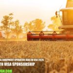 Agricultural Equipment Operator Jobs in USA 2026 with Visa Sponsorship