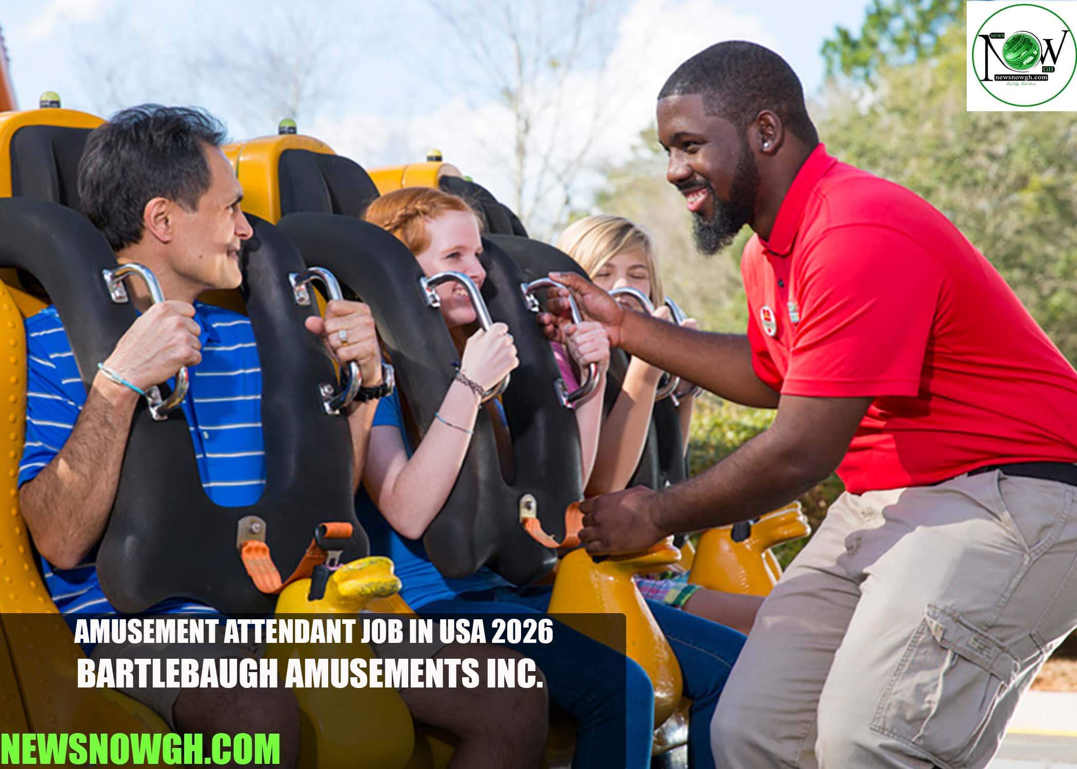 Amusement Attendant Job in USA 2026 | Bartlebaugh Amusements Inc.