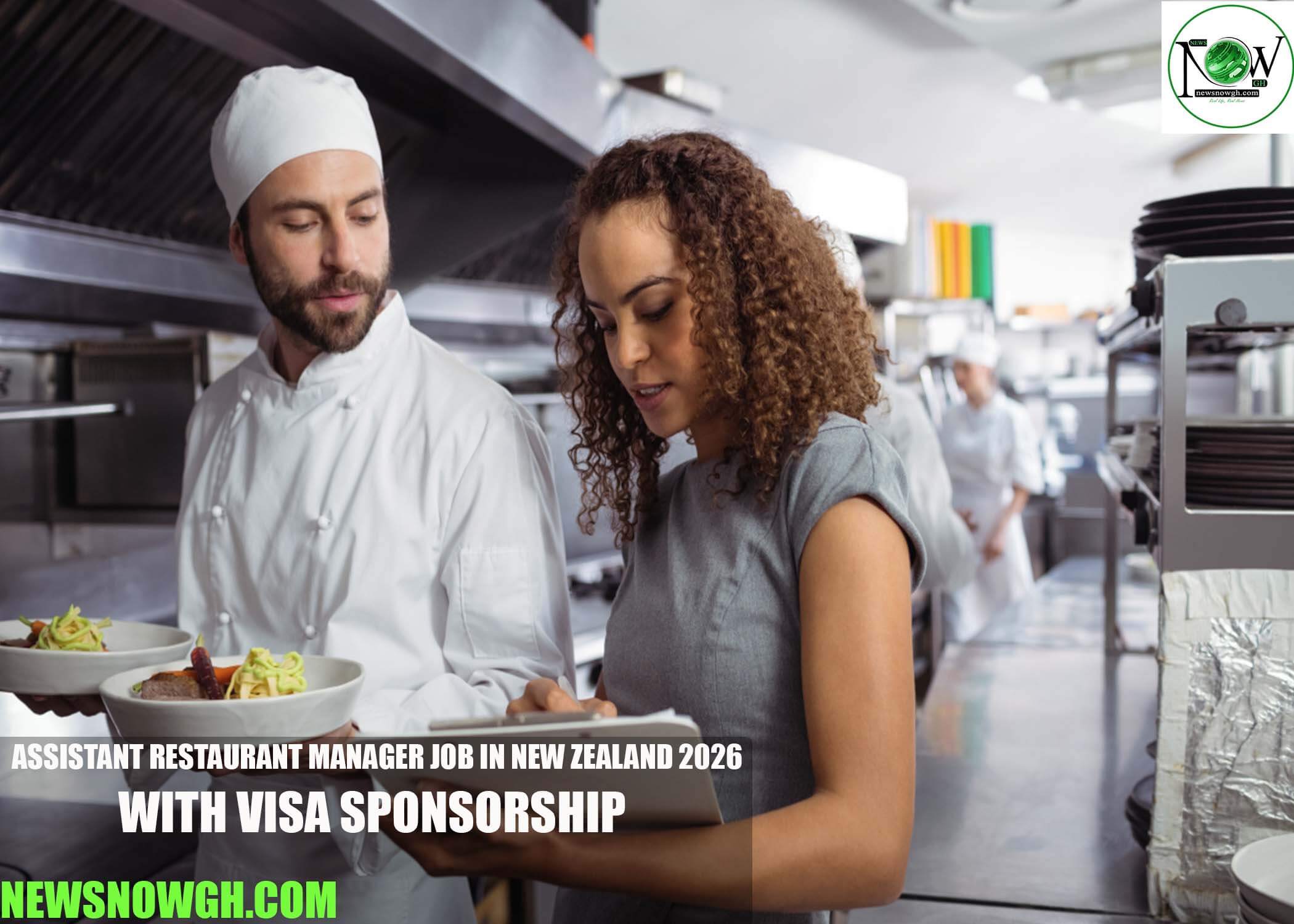 Assistant Restaurant Manager Job in New Zealand 2026 with Visa Sponsorship