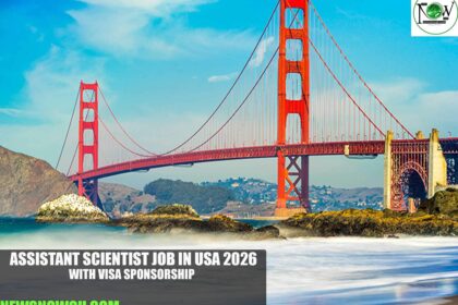 Assistant Scientist Job in USA 2026 with Visa Sponsorship