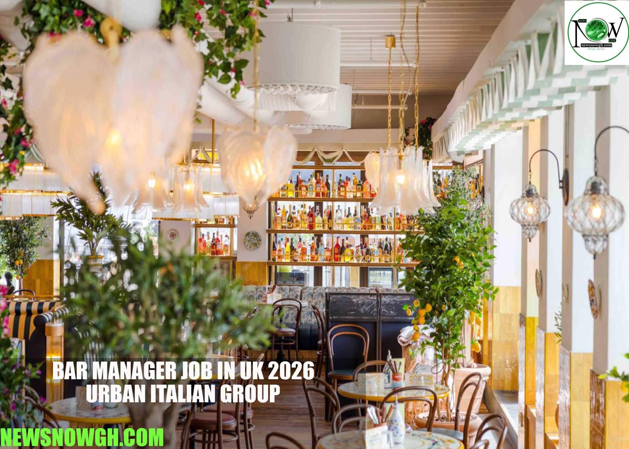 Bar Manager Job in UK 2026 | Urban Italian Group
