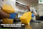 Canada Cheese Factory Worker Jobs