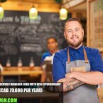 Canada Food Service Manager Jobs with Visa Sponsorship