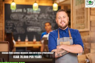 Canada Food Service Manager Jobs with Visa Sponsorship
