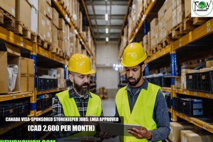 Canada Visa-Sponsored Storekeeper Jobs