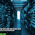 Data Center Site Lead Job in USA 2026 with H-1B Visa Sponsorship