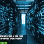 Data Scientist Job in USA 2026 with H-1B Visa Sponsorship