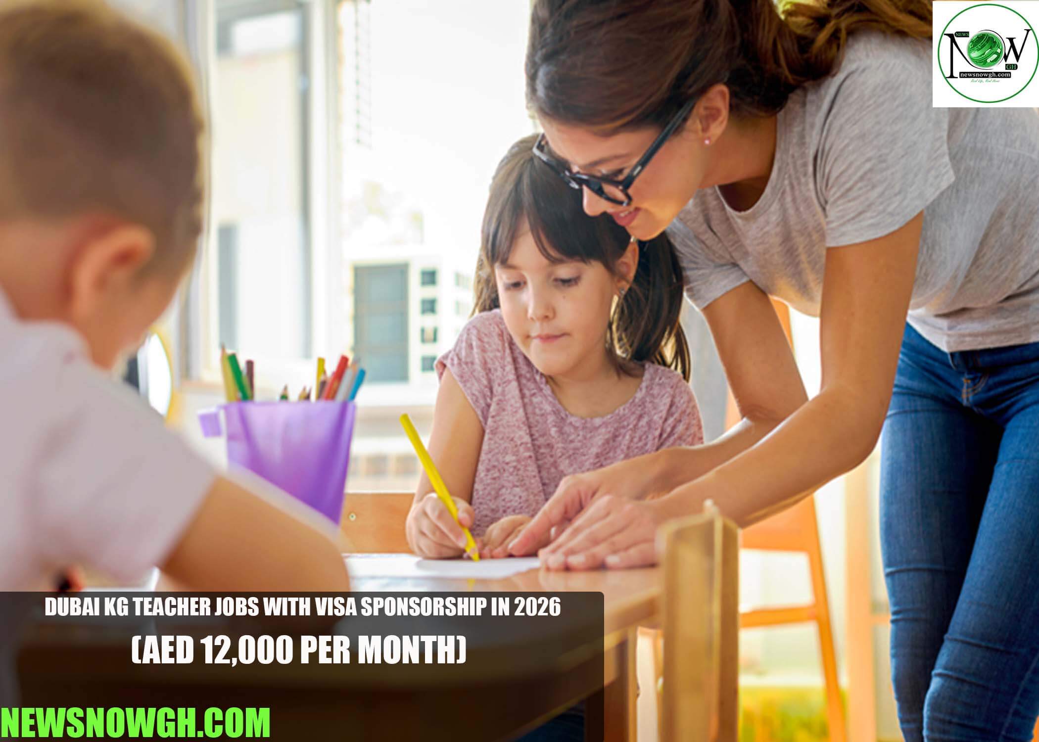 Dubai KG Teacher Jobs with Visa Sponsorship in 2026