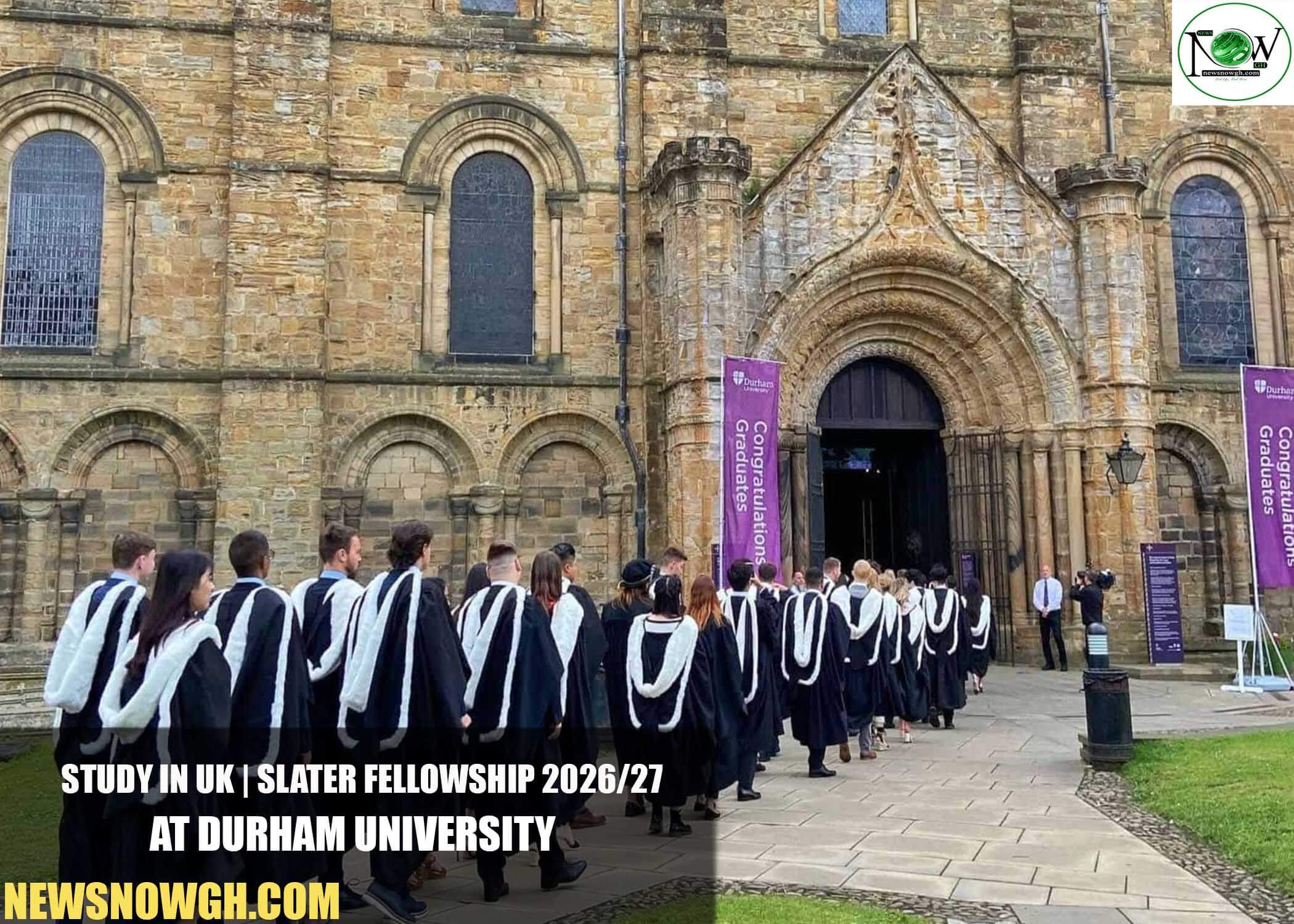 Slater Fellowship 2026/27 at Durham University