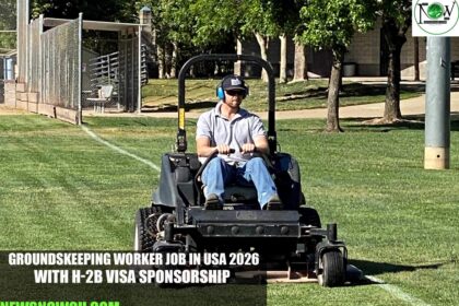 Groundskeeping Worker Job in USA 2026 with H-2B Visa Sponsorship