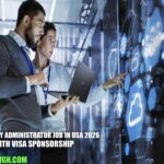 IT Security Administrator Job in USA 2026 with Visa Sponsorship
