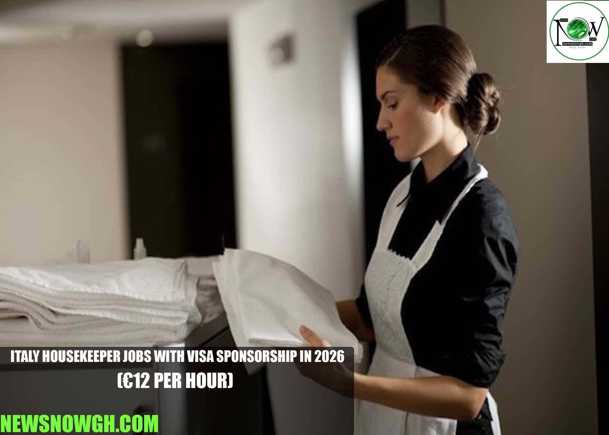Italy Housekeeper Jobs with Visa Sponsorship