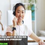 Junior Business Analyst Job in USA 2026 with H-1B Visa Sponsorship