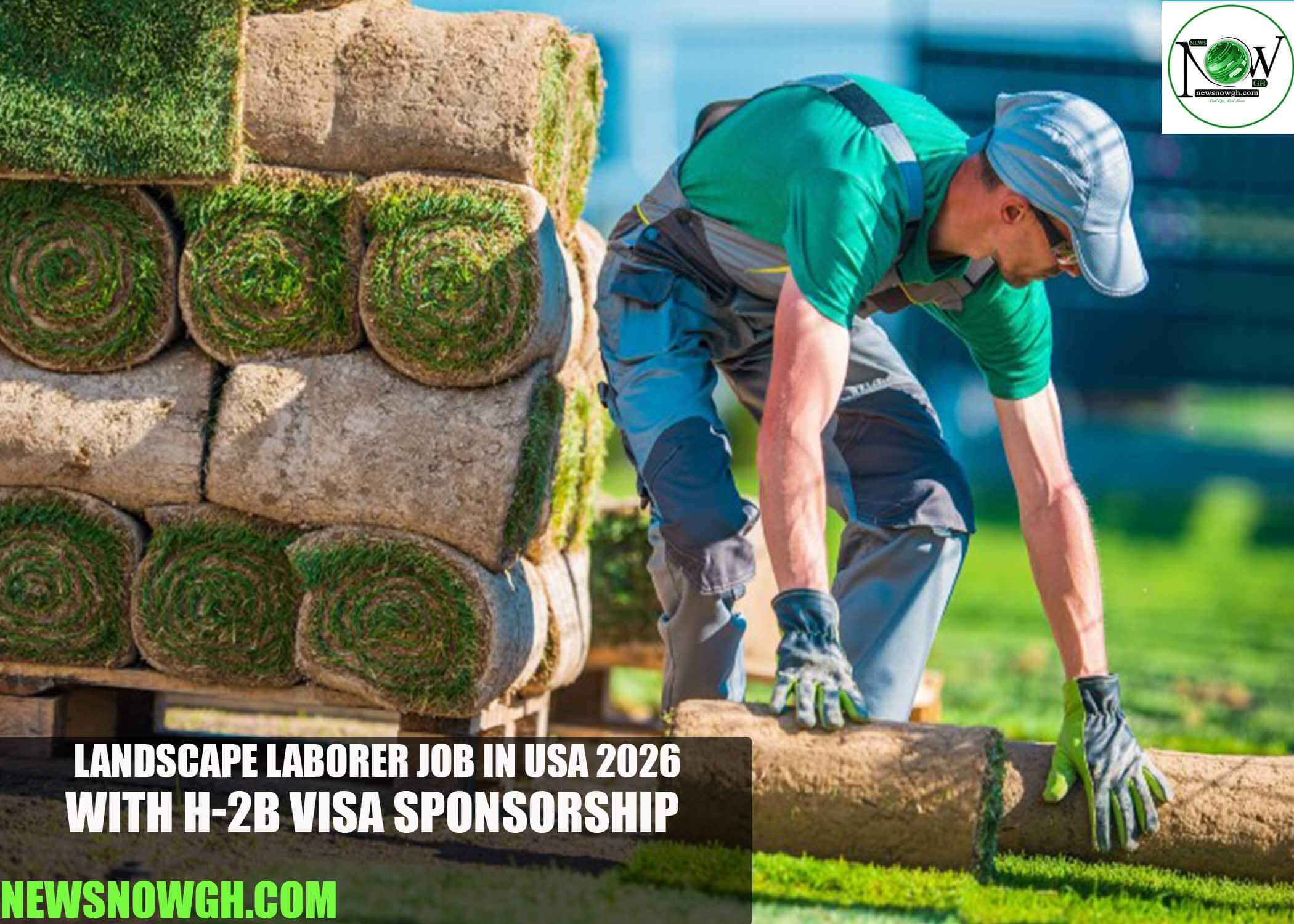 Landscape Laborer Job in USA 2026 with H-2B Visa Sponsorship