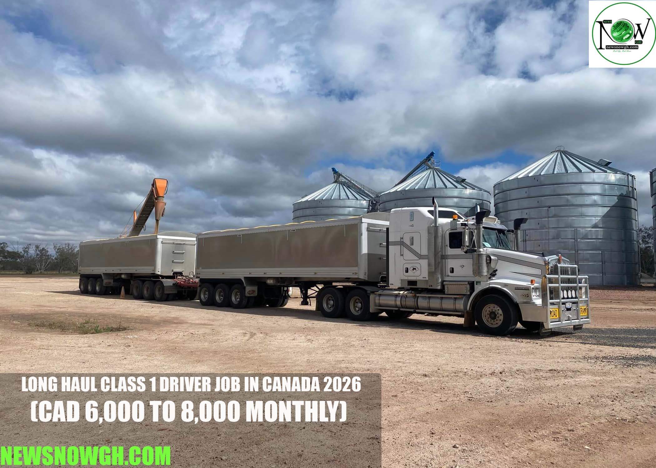 Long Haul Class 1 Driver Job in Canada 2026