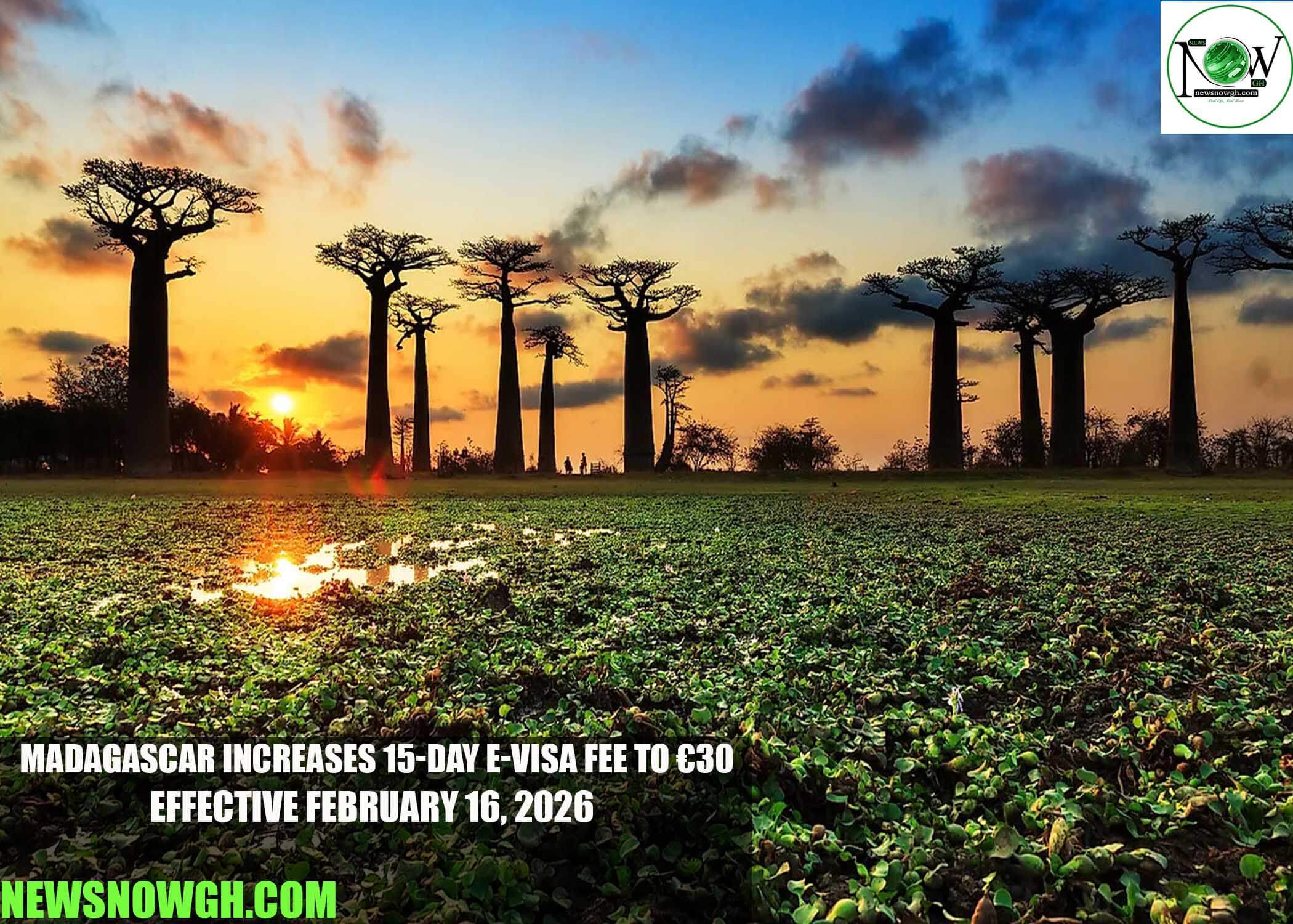 Madagascar Increases 15-Day e-Visa Fee to €30 Effective February 16, 2026
