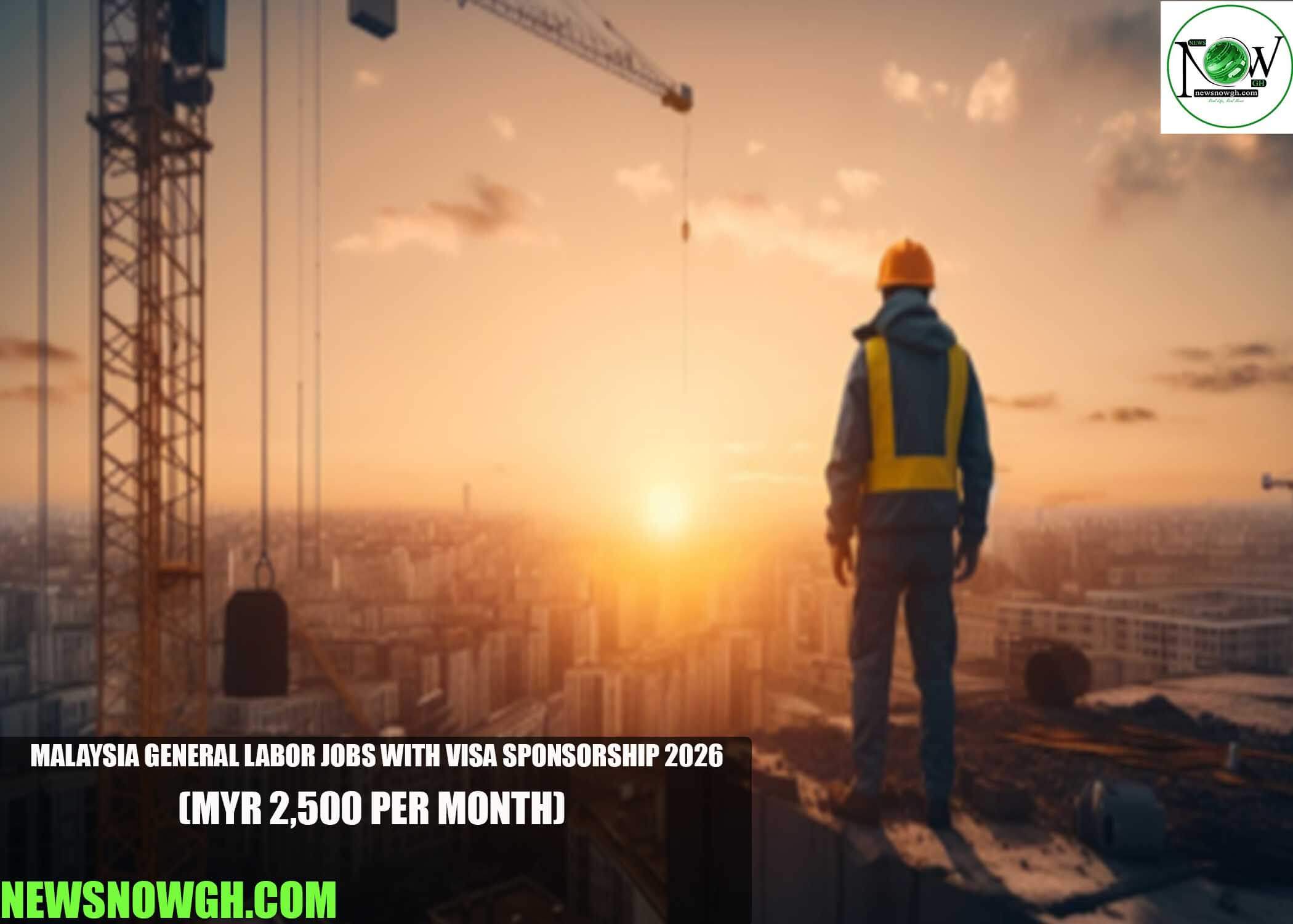 Malaysia General Labor Jobs with Visa Sponsorship 2026