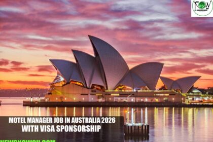 Motel Manager Job in Australia 2026 with Visa Sponsorship
