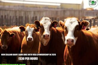 New Zealand Dairy Farm Jobs with Visa Sponsorship