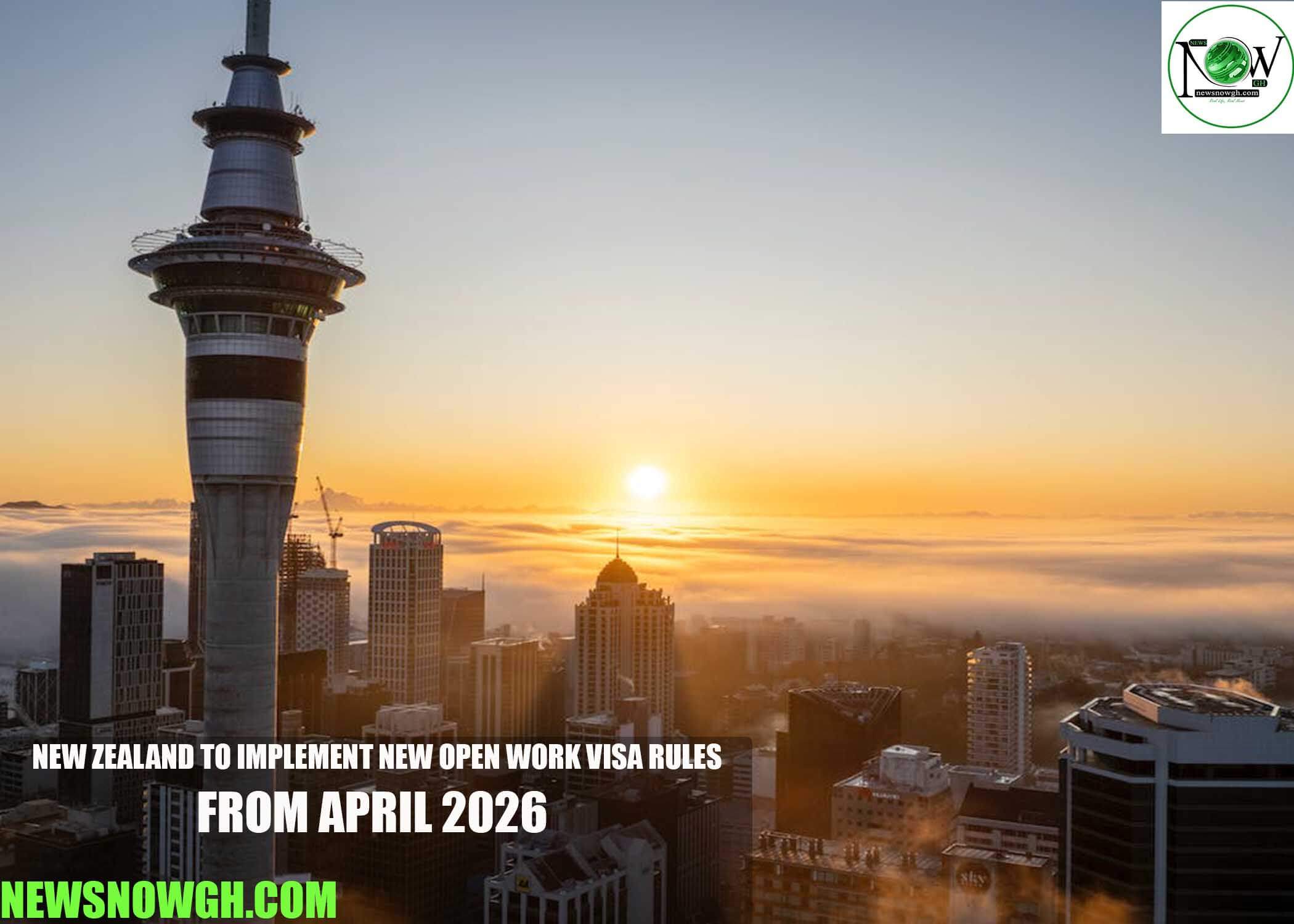 New Zealand to Implement New Open Work Visa Rules From April 2026