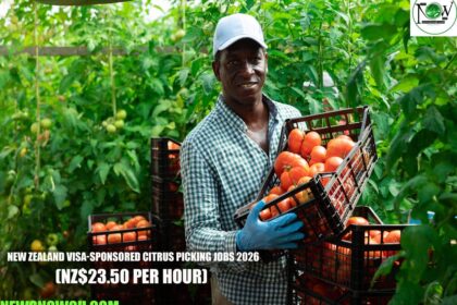 New Zealand Visa-Sponsored Citrus Picking Jobs