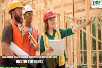 New Zealand Visa-Sponsored Construction Helper Jobs