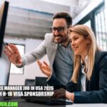 Office Manager Job in USA 2026 with H-1B Visa Sponsorship
