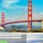 Operations Associate Job in USA 2026 with H-1B Visa Sponsorship