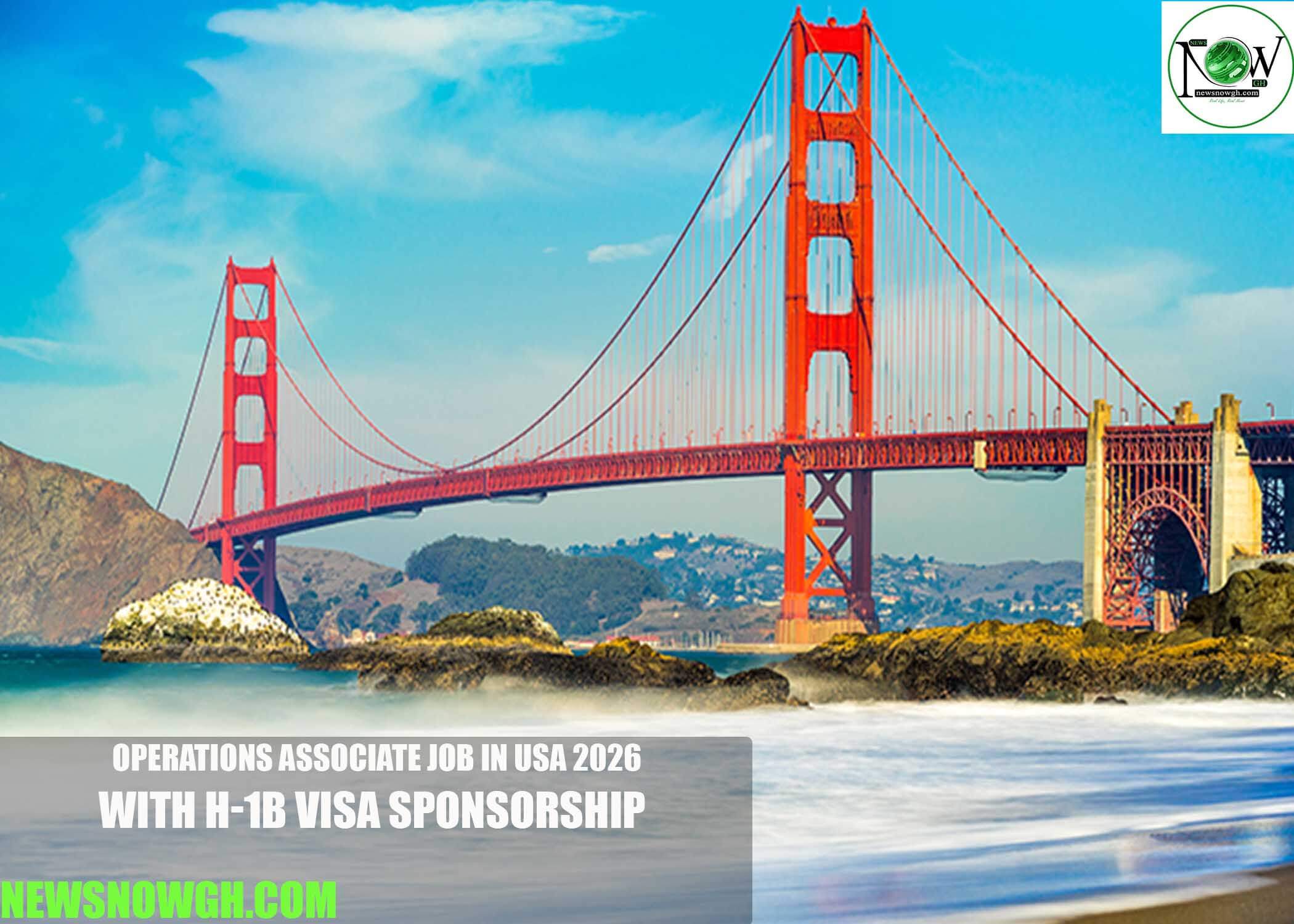 Operations Associate Job in USA 2026 with H-1B Visa Sponsorship